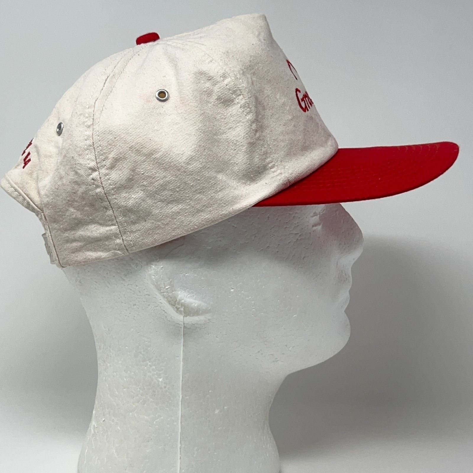 Vintage Vintage 90s Green Valley Golf Course Hat Cap Sioux City Red Size ONE SIZE - 8 Thumbnail