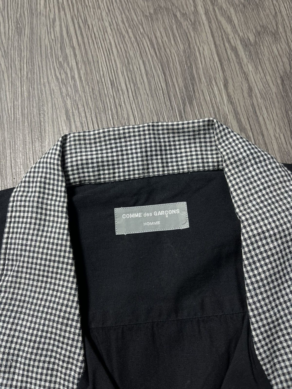 CDG by Comme des Garcons plaid collar black shirt junya watanabe japanese brand Size US XXL / EU 58 / 5 - 5 Thumbnail