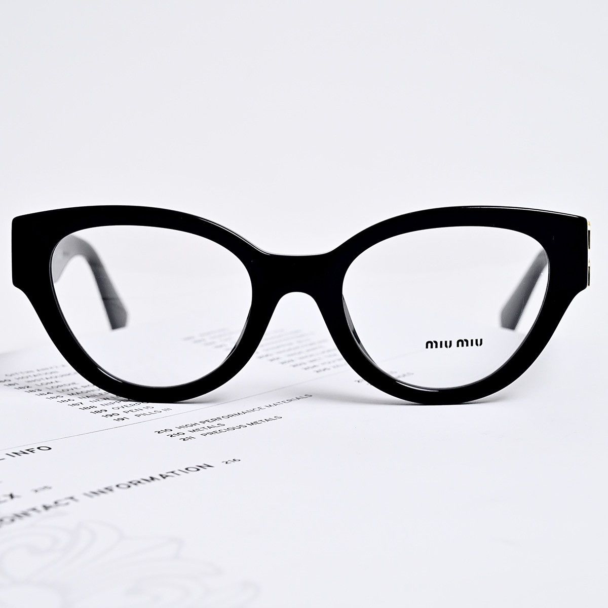 Miu Miu MIU MIU 0MU 01VV GLASSES Size ONE SIZE - 10 Thumbnail