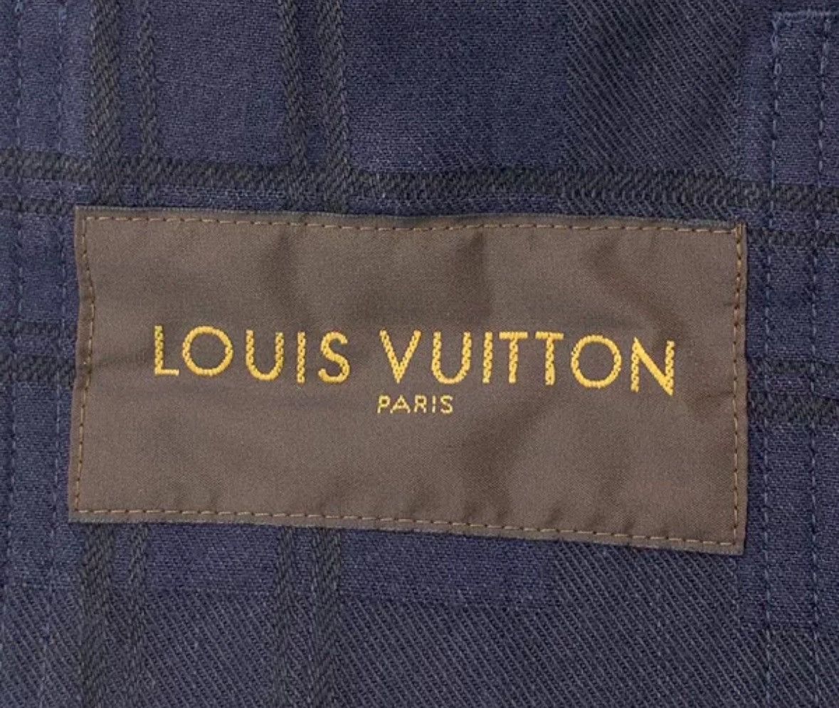 Louis Vuitton Louis Vuitton Lv Color blocked plaid jacket denim jacket Size US M / EU 48-50 / 2 - 6 Thumbnail