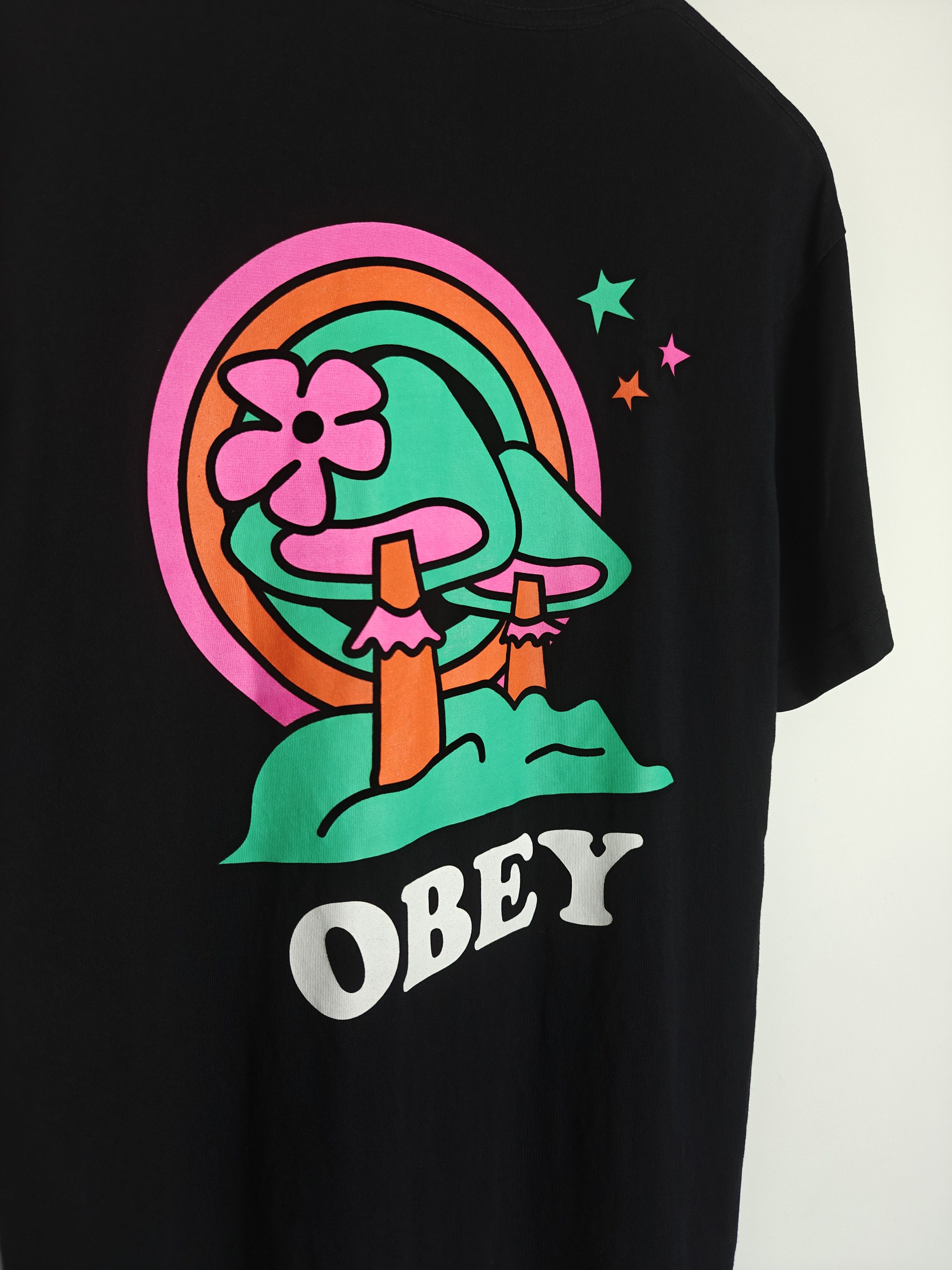 Obey OBEY T-Shirt Black Crewneck size M Size US M / EU 48-50 / 2 - 10 Thumbnail