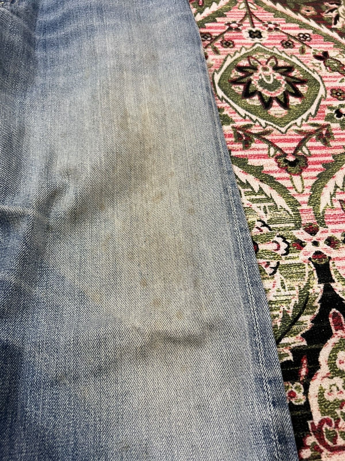 Levi's VINTAGE LEVIS 505 E LVC SELVEDGE DISTRESSED WASHED JEANS Size US 32 / EU 48 - 5 Thumbnail