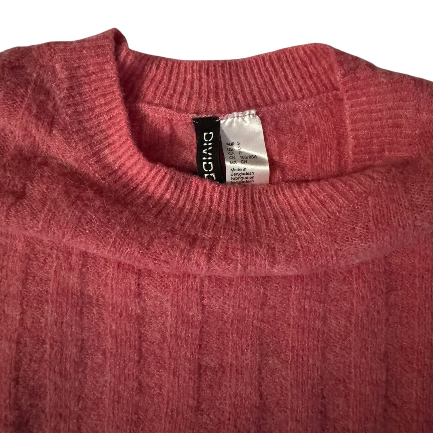 Divided Divided Women’s Super-Soft Pink Cropped Sweater – Small Size S / US 4 / IT 40 - 2 Thumbnail