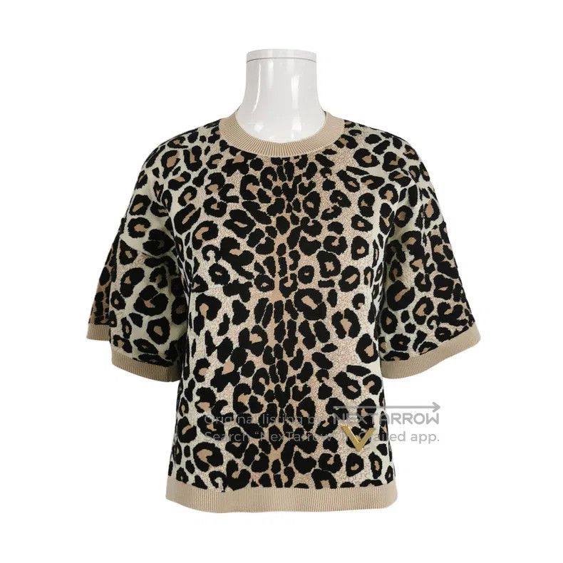 Valentino Valentino Wool-blend contrast crewneck knit Size S / US 4 / IT 40 - 1 Thumbnail