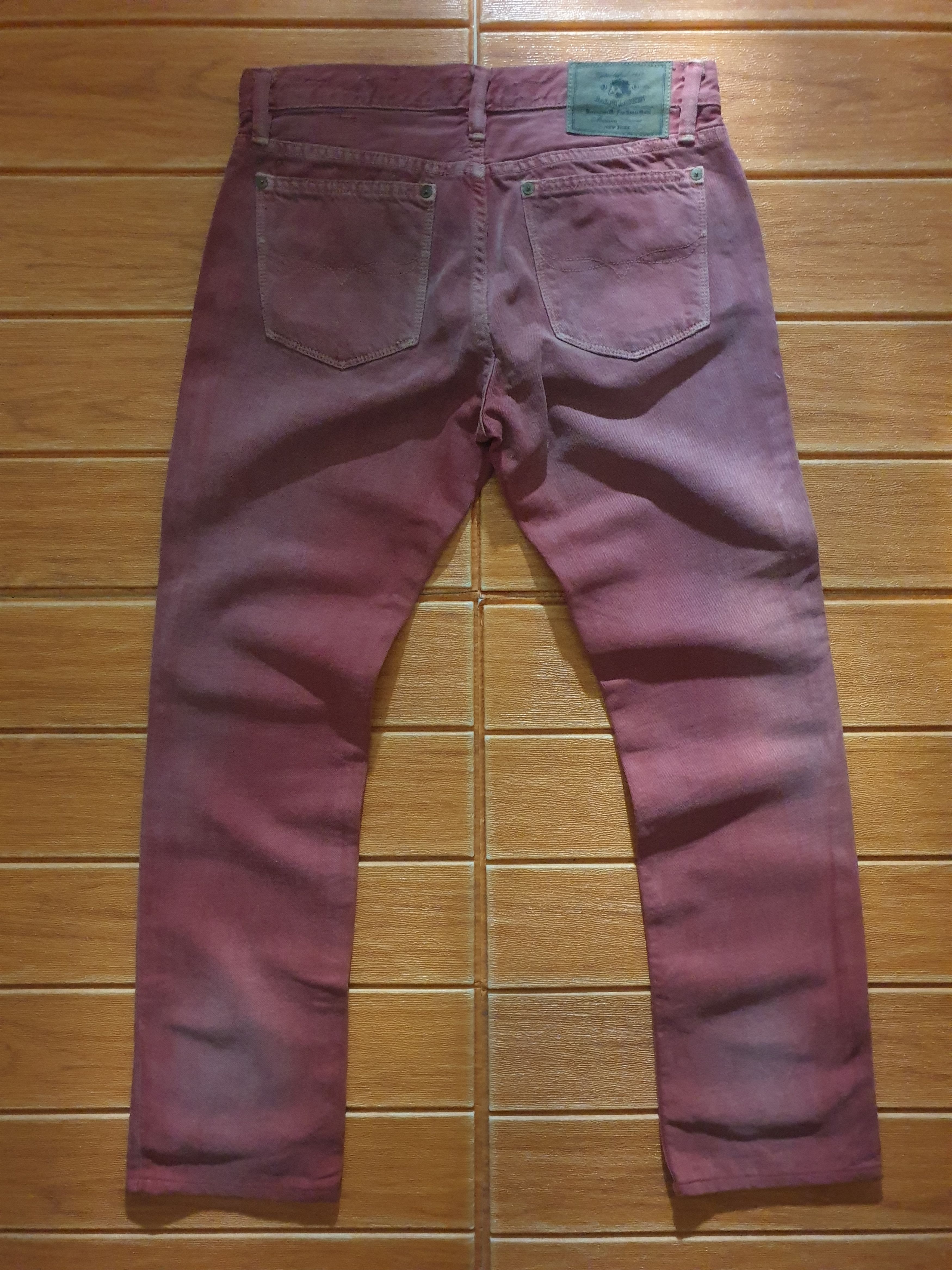 Polo Ralph Lauren 💥Polo Ralph Lauren red colour denim jeans Pant Size US 31 - 15 Thumbnail