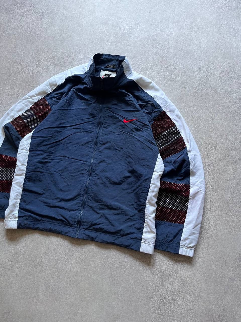 Nike Vintage Nike Swoosh Nylon Olympic Boxy Jacket Y2K XL Size US XL / EU 56 / 4 - 5 Thumbnail