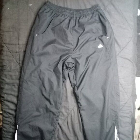 Adidas × Vintage Vintage Y2K Adidas Striped Mesh Lined Wind Pants Joggers Size US 30 / EU 46 - 2 Thumbnail