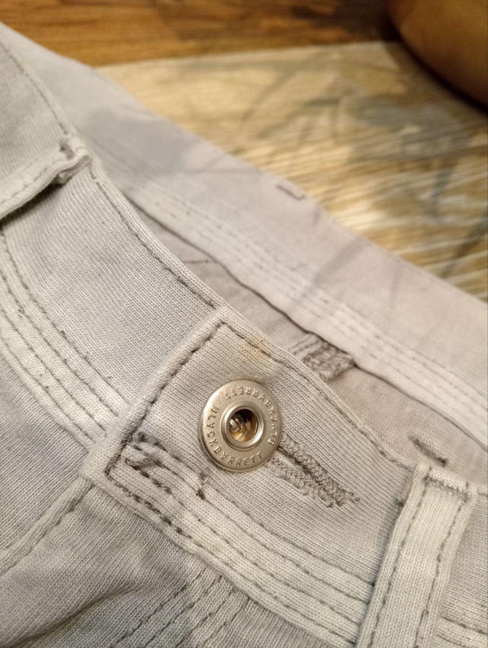 Neil Barrett BLACKBARRETT BY NEIL BARRETT LIGHT GRAY ACID JEANS Size US 33 - 6 Thumbnail