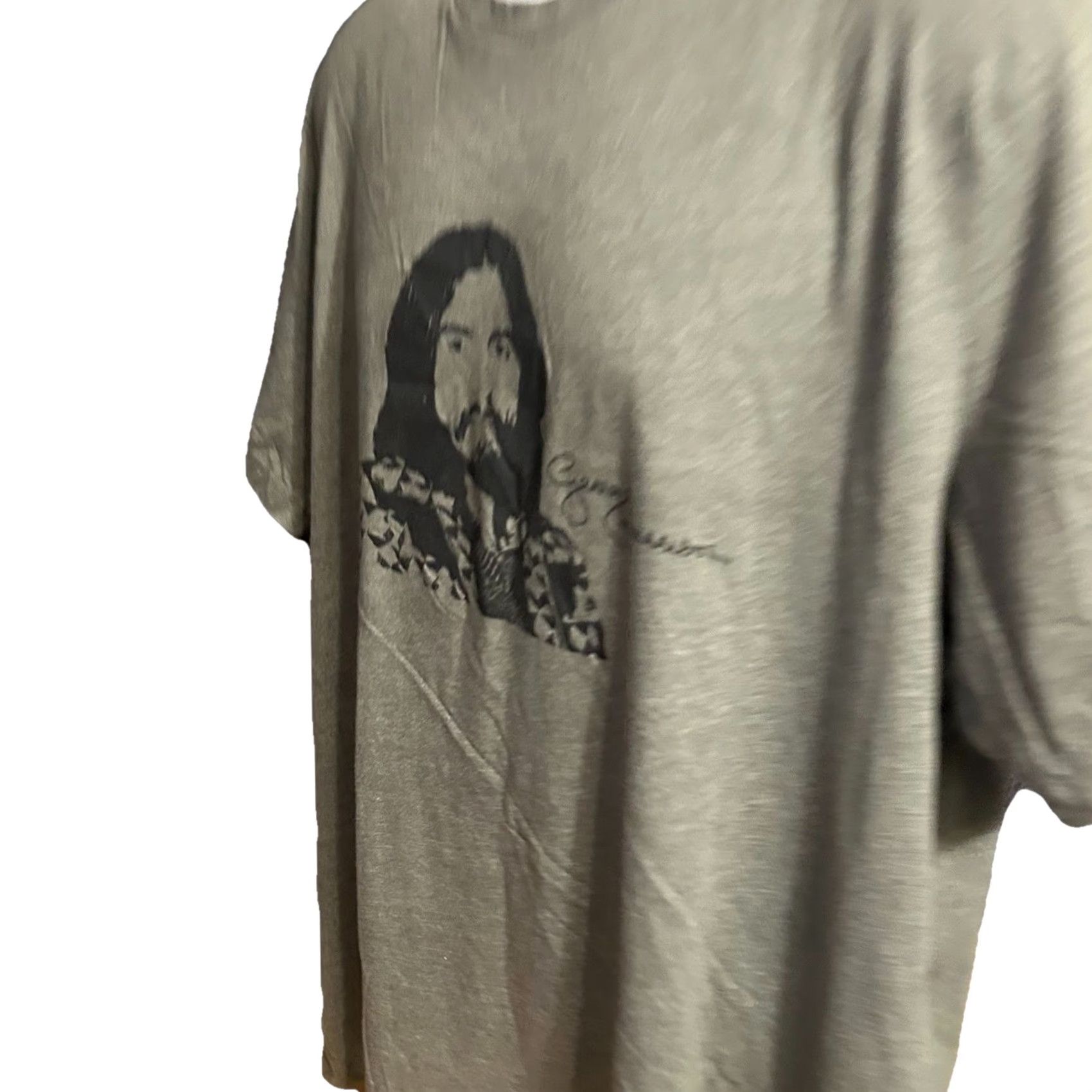 George VINTAGE George Harrison Shirt Men 2XL Heather Green Short Sleeve Front Face Graphic Size US XXL / EU 58 / 5 - 4 Thumbnail
