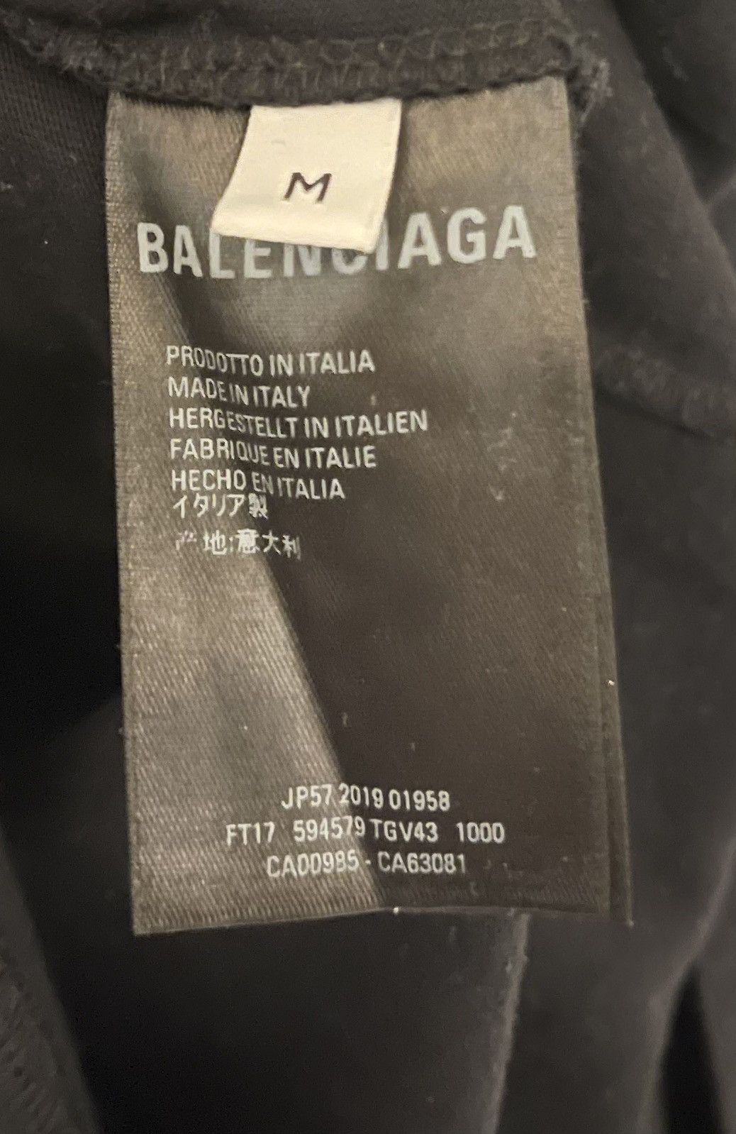 Balenciaga Balenciaga Paris T-Shirt Size US M / EU 48-50 / 2 - 3 Thumbnail