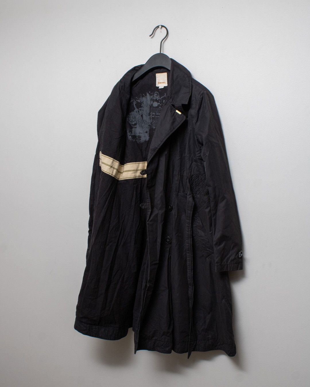 Diesel Black Gold Diesel Black Gold Vintage Double-Breasted Trench Coat Size M / US 6-8 / IT 42-44 - 4 Thumbnail