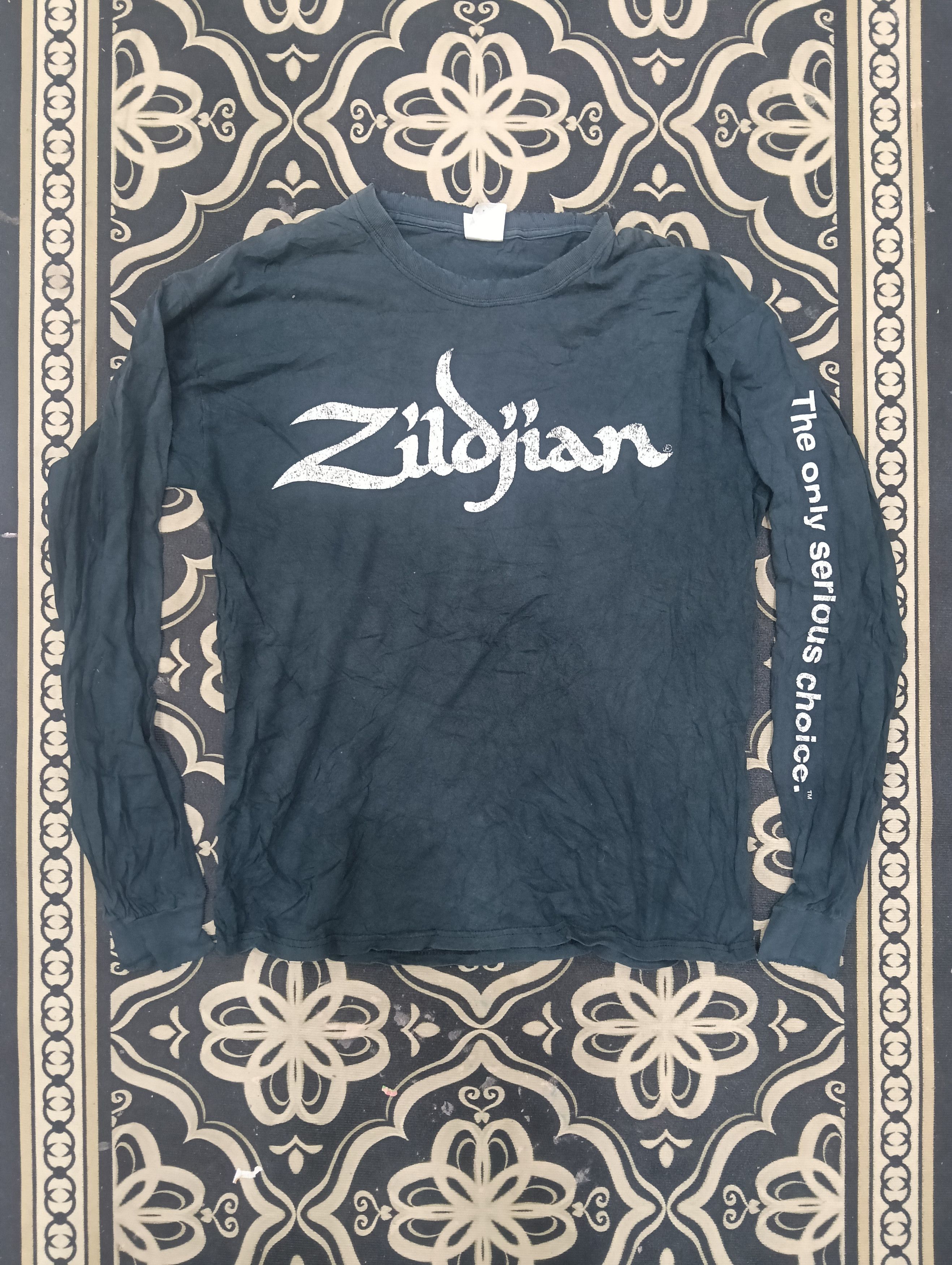 Band Tees Thrashed Y2K Zildjian Size US XL / EU 56 / 4 - 1 Thumbnail