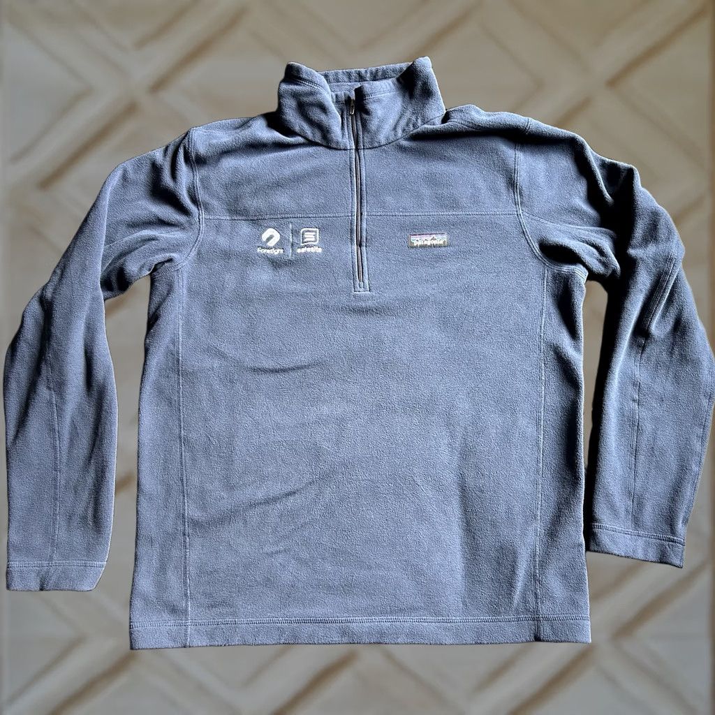 Patagonia Patagonia Fleece Pullover 1/4 Zip Navy Blue Long Sleeve Logo Men’s M Size US M / EU 48-50 / 2 - 1 Thumbnail