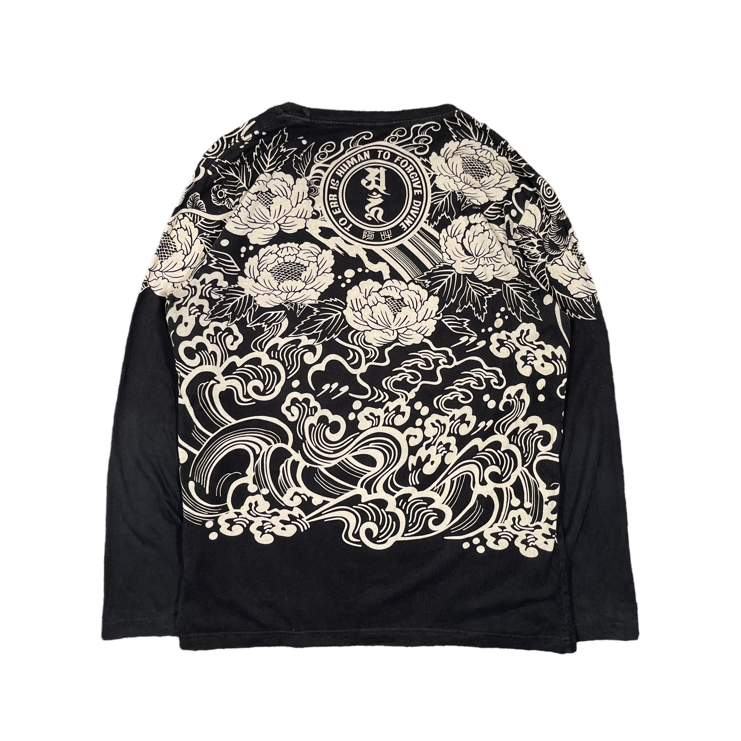 Japanese Brand Sukajan Tattoo Yakuza Punk Overprint Shirt Size US L / EU 52-54 / 3 - 1 Thumbnail