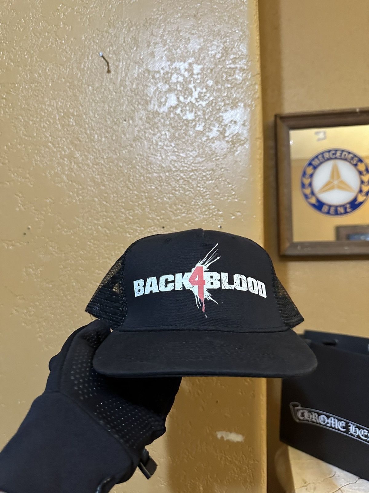 Japanese Brand × Playstation 🩸 Back 4 Blood Video Game Trucker Hat Left 4 Dead Size ONE SIZE - 1 Thumbnail