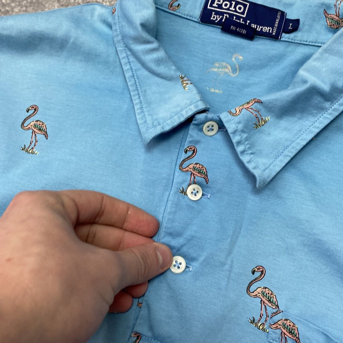 Polo Ralph Lauren Vintage Polo Ralph Lauren Monogrammed y2k opium polo Size US L / EU 52-54 / 3 - 6 Thumbnail