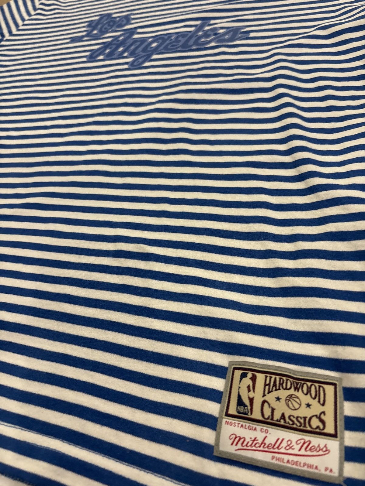 Mitchell & Ness Mitchell & Ness Los Angeles Lakers striped shirt Size US L / EU 52-54 / 3 - 2 Thumbnail