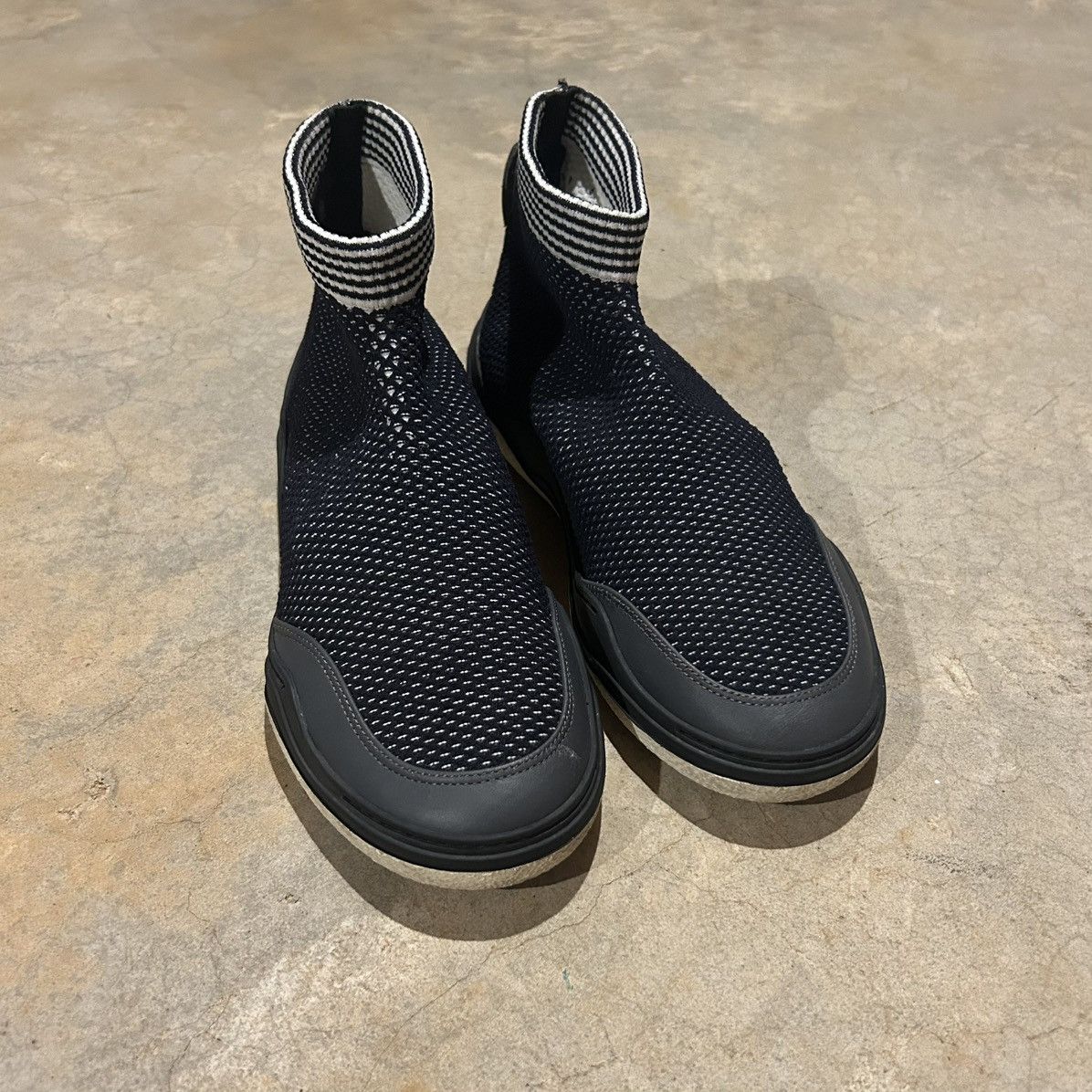 Designer × Lanvin Lanvin Knit Mesh Sock High Top Sneakers US 9.5 Size US 9.5 / EU 42-43 - 9 Thumbnail