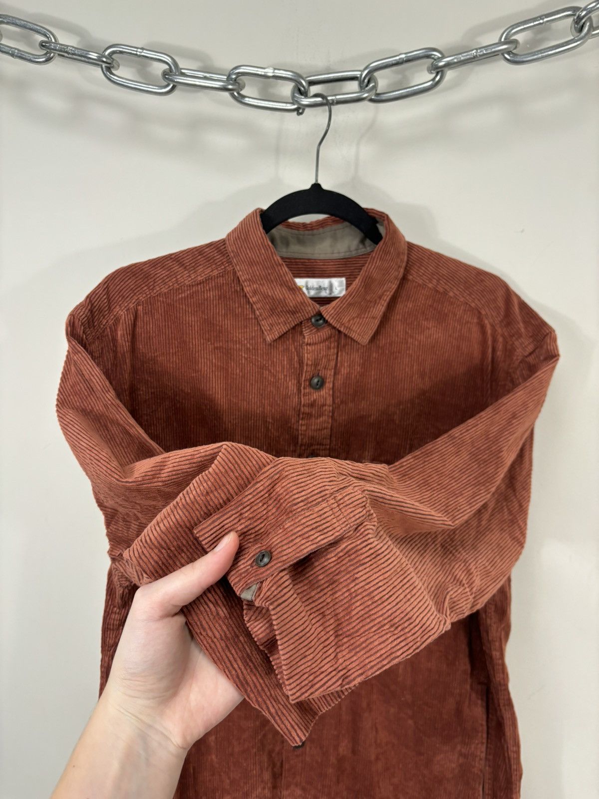Golden Bear Golden Bear Double Pocket Corduroy Velvet 3/4 Sleeves Shirt Size US L / EU 52-54 / 3 - 6 Thumbnail