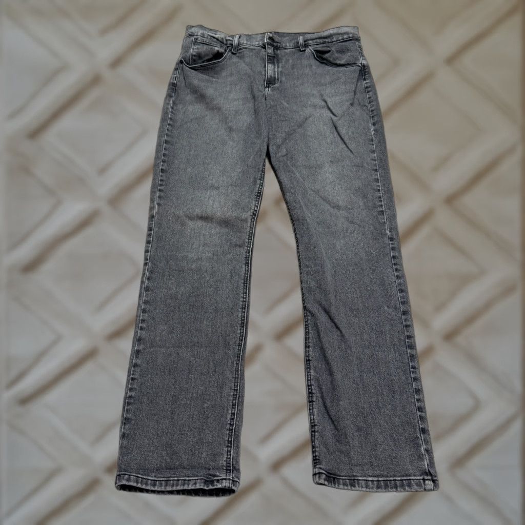 Mott & Bow Mott & Bow Boyfriend Jeans Womens 30x30 Washed Black High Rise 32x29 Denim Jeans Size 30" / US 8 / IT 44 - 1 Thumbnail