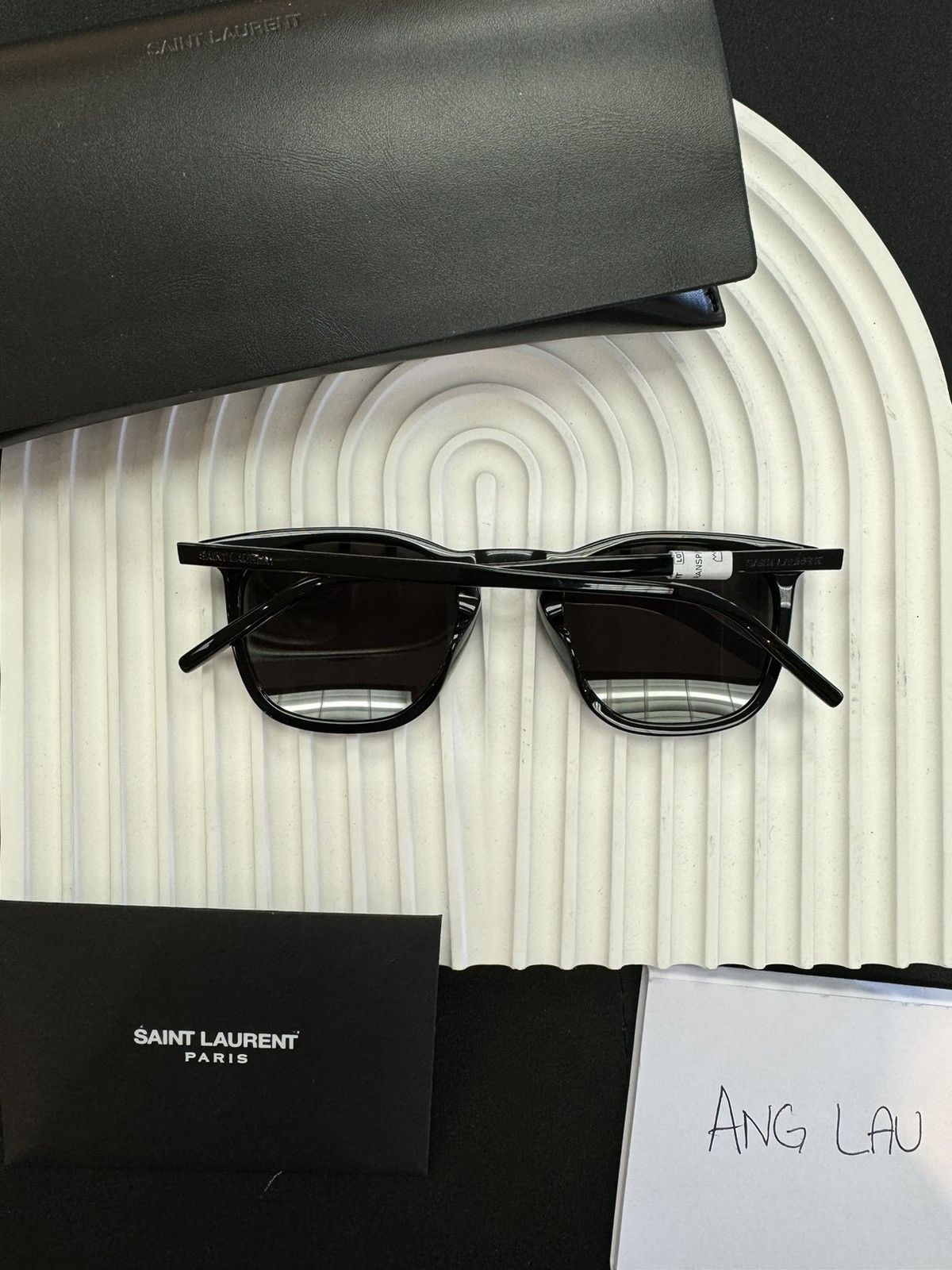 Saint Laurent Paris × Vintage NEW Saint Laurent SL623 Black Round Sunglasses Size ONE SIZE - 2 Thumbnail