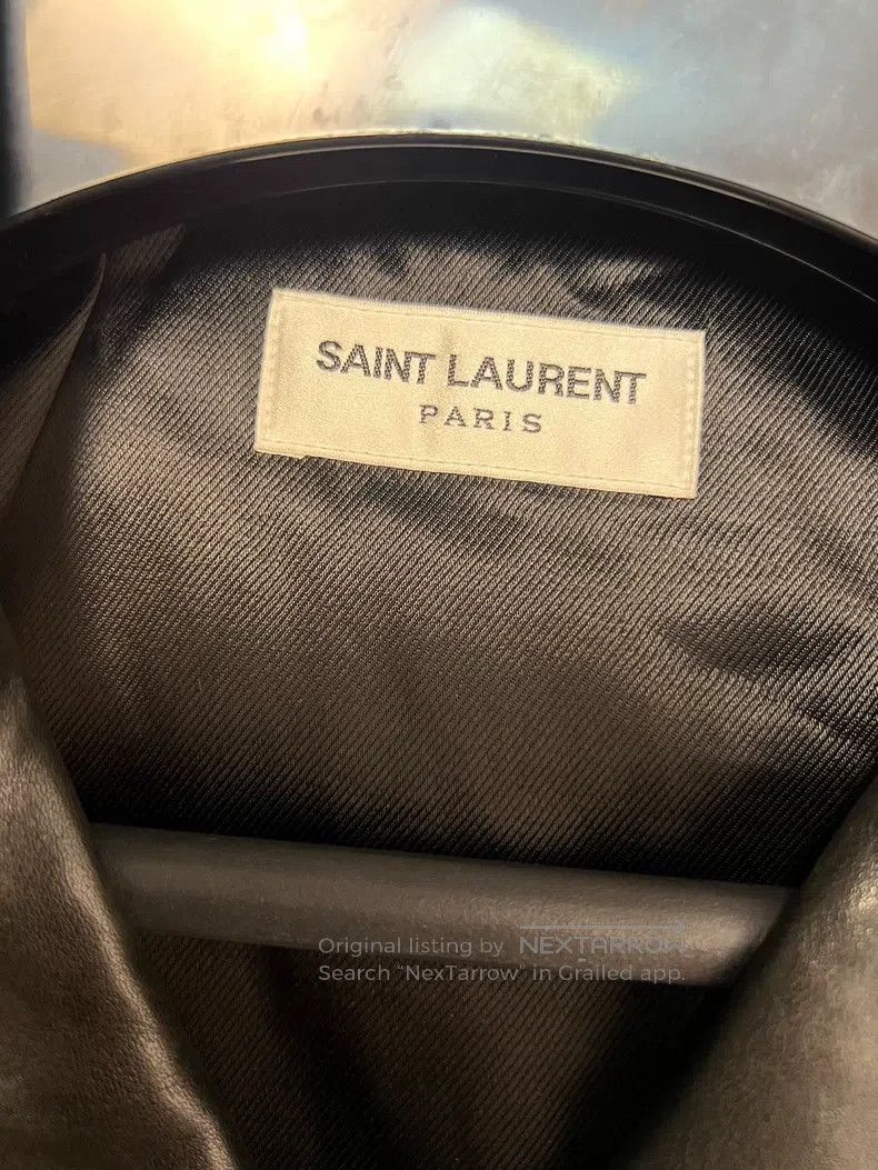 Saint Laurent Paris Saint Laurent Paris Motorcycle Leather Jacket Size US S / EU 44-46 / 1 - 3 Thumbnail