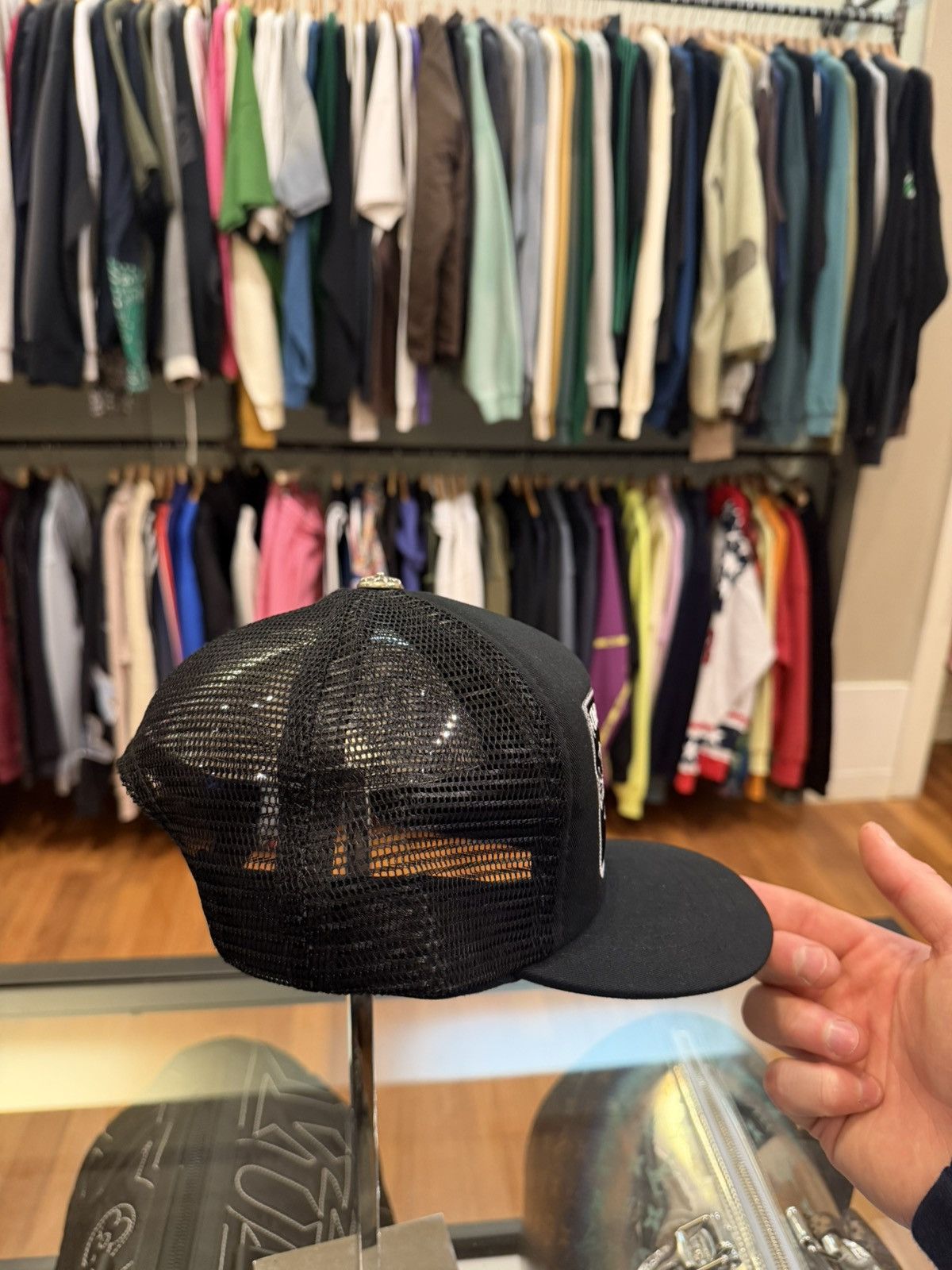 Chrome Hearts Chrome Hearts NYC Patch Trucker Hat Size ONE SIZE - 3 Thumbnail