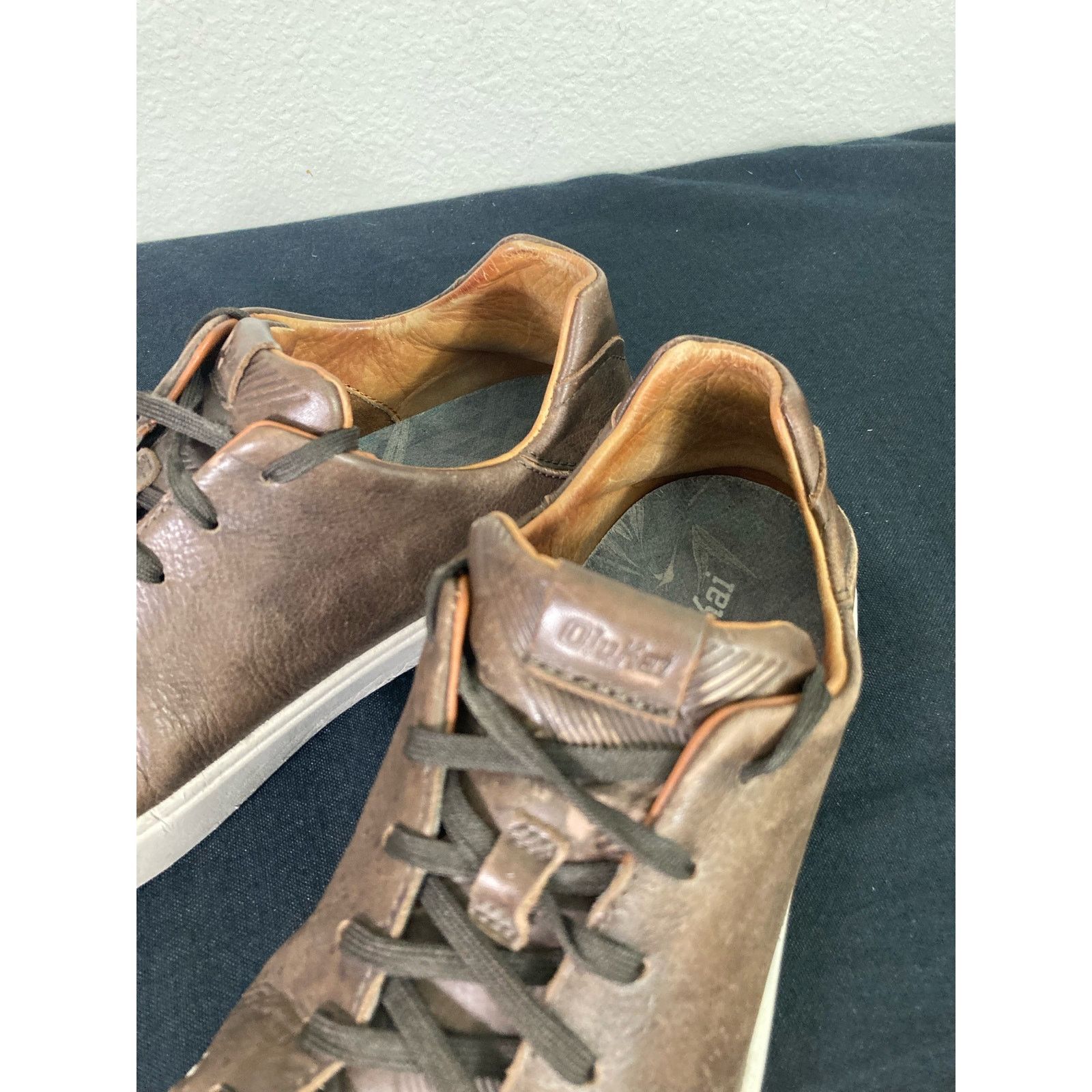 Olukai OluKai Lae'ahi Li'ili Men's Leather Sneakers Brown 10.5 Size US 10.5 / EU 43-44 - 5 Thumbnail