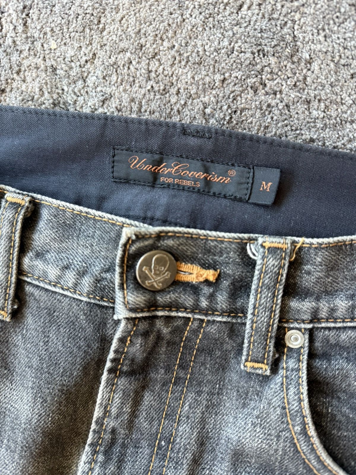 Undercover Undercover AW04 ”Arts & Crafts” Utility Hybrid Denim Size US 31 - 2 Thumbnail