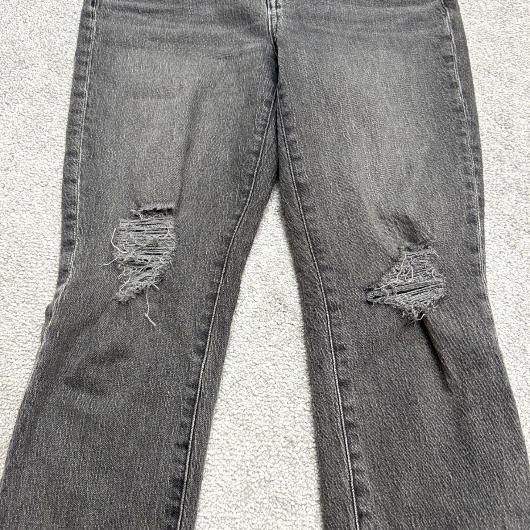 Madewell VINTAGE Madewell Women's Jeans Pants 27P Black Slim Fit Straight Denim Fall Winter Streetwear Size 27" / US 4 / IT 40 - 5 Thumbnail