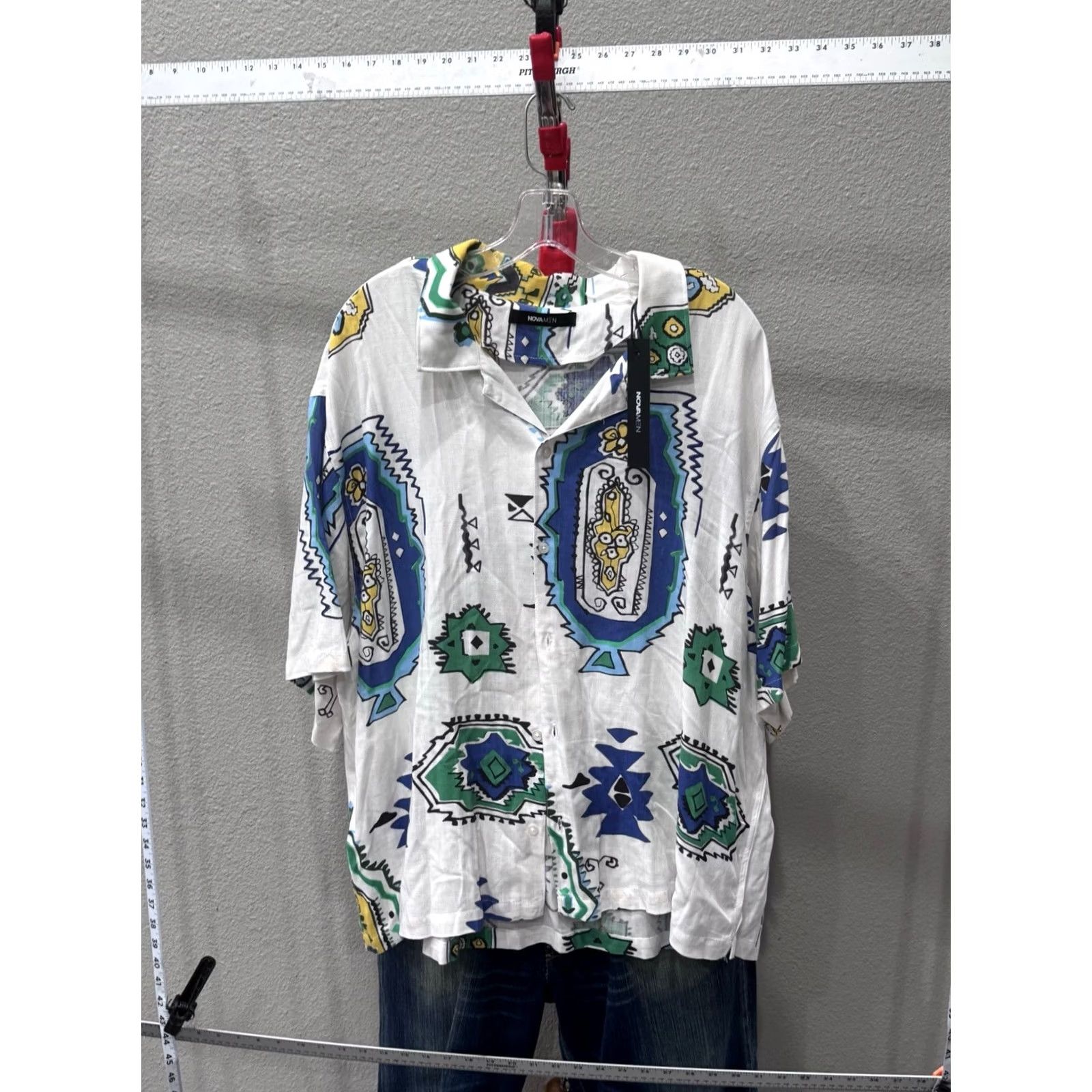 Fashion Nova NWT Fashion Nova Beaches Calling Shirt 2XL XXL Long Sleeve Button Up Shirt Mens Multicolor Size US XXL / EU 58 / 5 - 2 Thumbnail