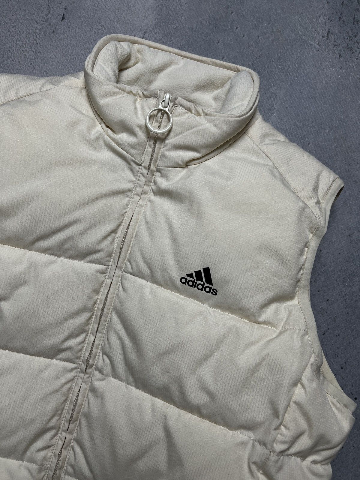 Adidas 00s Adidas Zipper Vintage Puffer Zip-Up Vest y2k 90s Size S / US 4 / IT 40 - 5 Thumbnail