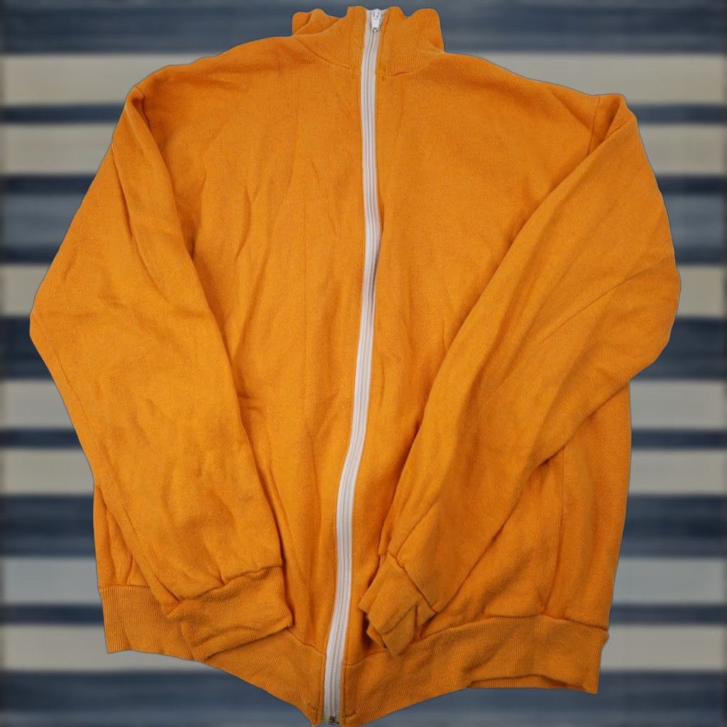 Champion VINTAGE Champion Sportswear Mens Medium Classic Track Jacket Yellow Size US M / EU 48-50 / 2 - 1 Thumbnail