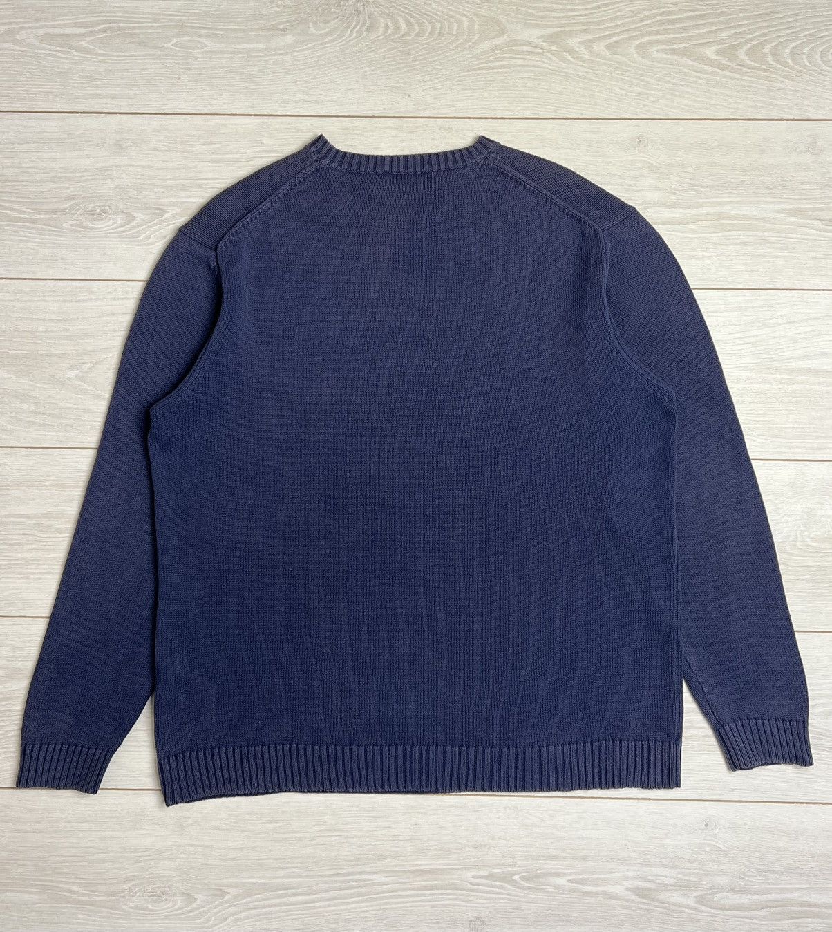 Yves Saint Laurent Vintage YSL Pour Homme Navy Crewneck Sweater Size US XL / EU 56 / 4 - 7 Thumbnail