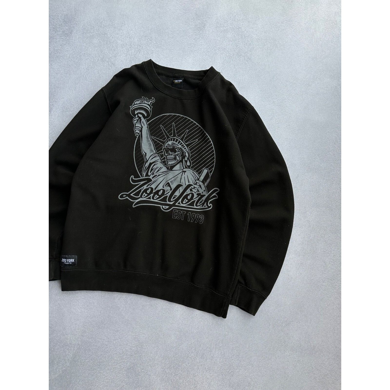 Zoo York VTG Zoo York Men’s Liberty Skull Sweatshirt Size US L / EU 52-54 / 3 - 3 Thumbnail