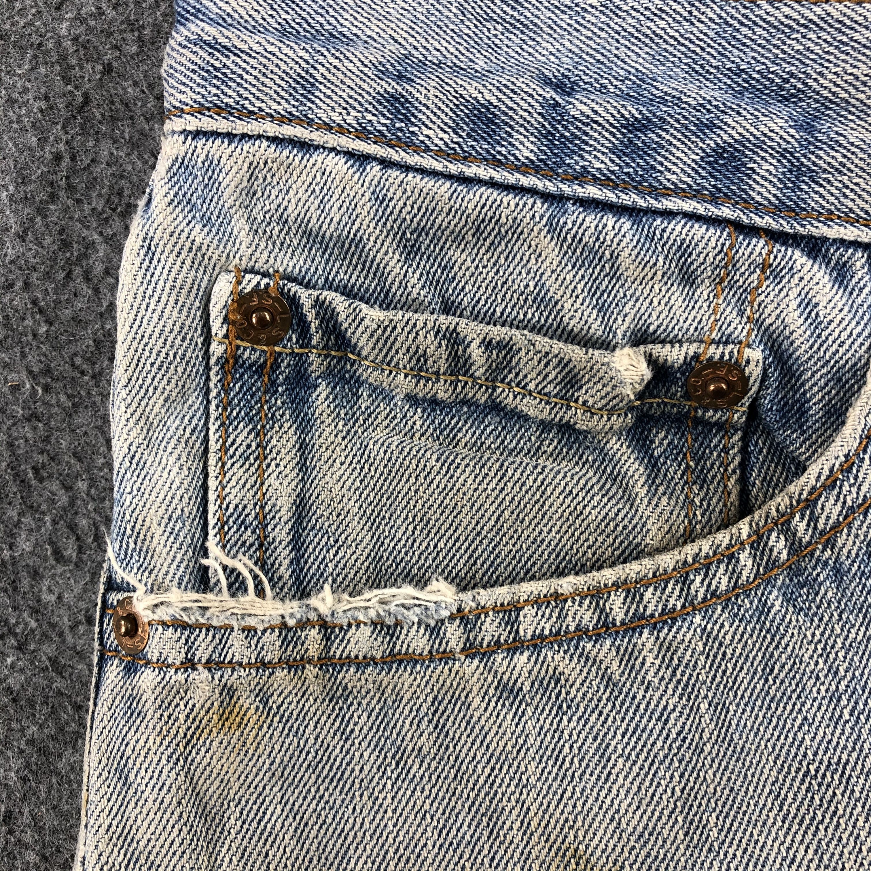 Levi's Vintage Light Wash Levis 505 Jeans-J1566 Size US 32 / EU 48 - 9 Thumbnail