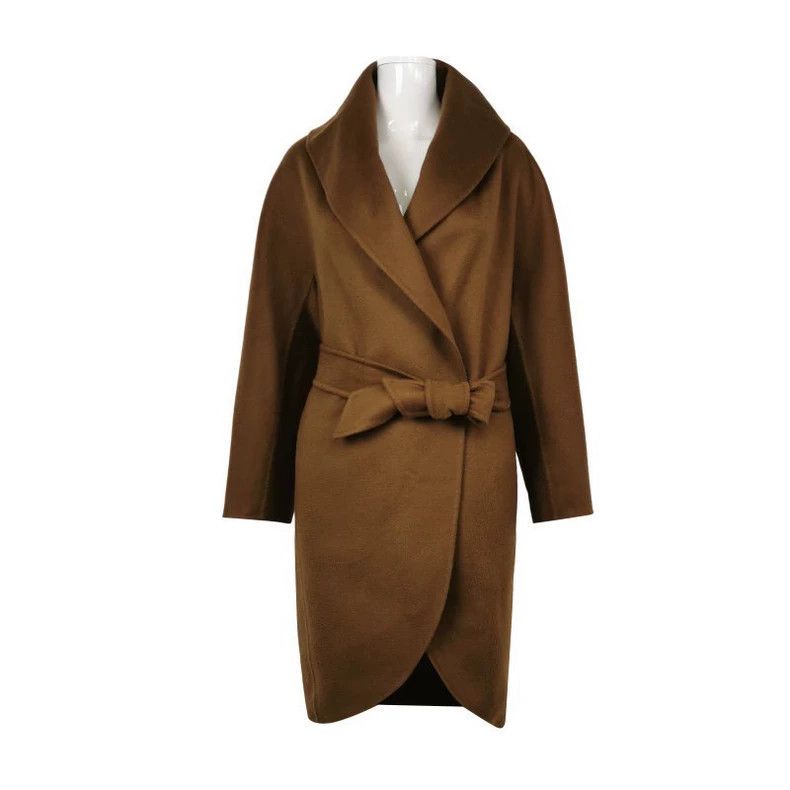 Max Mara Max Mara Cashmere solid color waist lapel coat Size S / US 4 / IT 40 - 1 Thumbnail