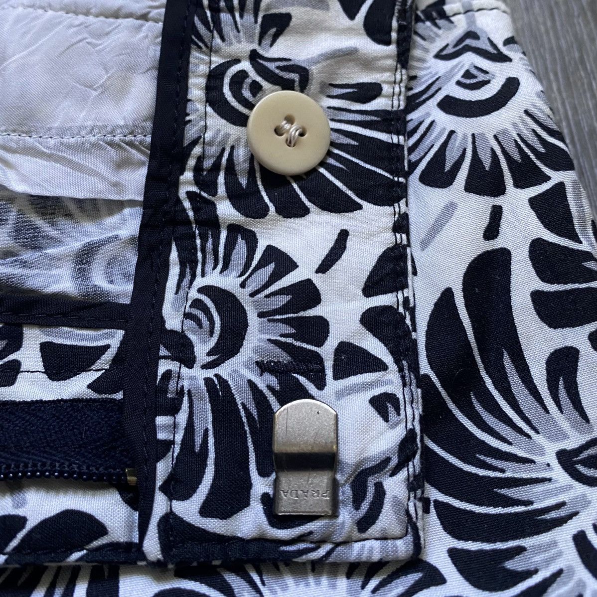 Prada Womens Prada 2016 Full Printed Floral Print Stretch Trousers Size 27" / US 4 / IT 40 - 8 Thumbnail
