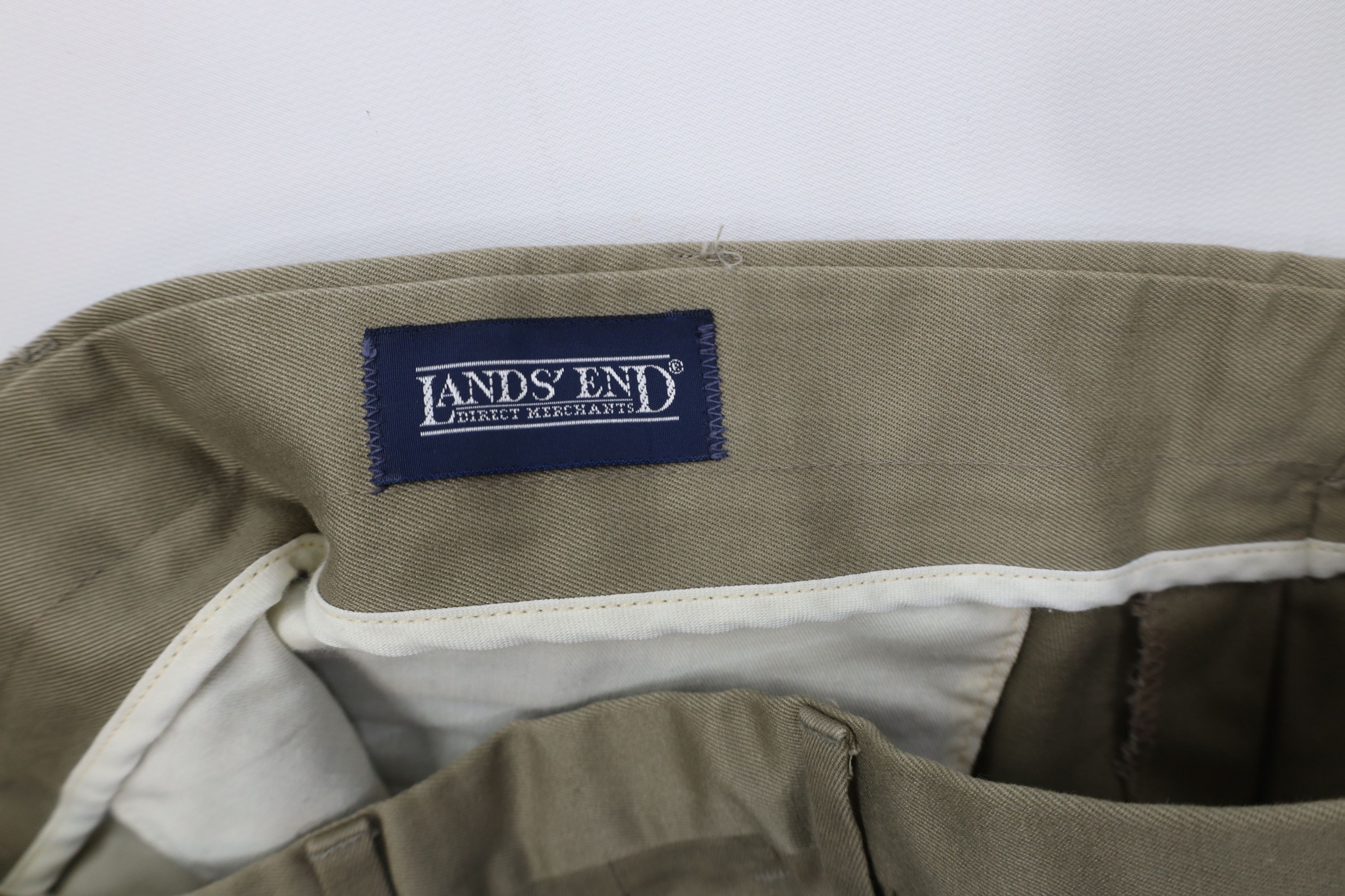 Lands' End Vintage 70s Lands End Wide Leg Chino Pants Trousers USA Size US 36 / EU 52 - 7 Thumbnail