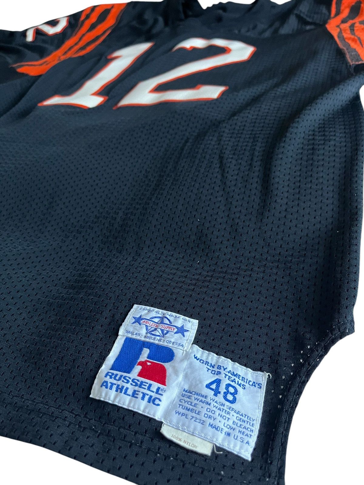NFL × Russell Athletic × Vintage Cincinnati Bengals Jack Thompson Russell Athletic jersey XL Size US XL / EU 56 / 4 - 8 Thumbnail