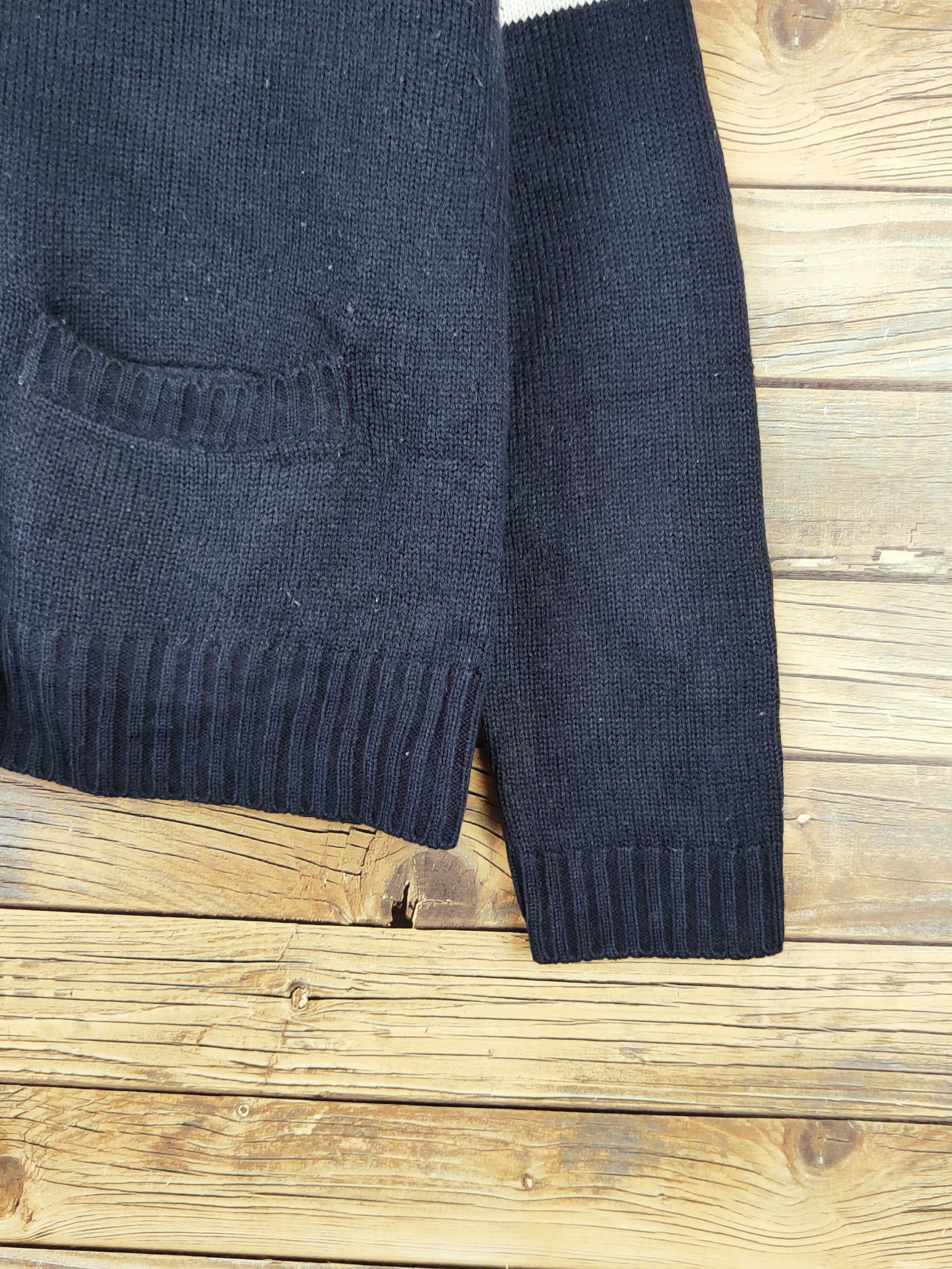 Homespun Knitwear × Japanese Brand Sorridere Navy Knitwear Cardigan #W983 Size US M / EU 48-50 / 2 - 6 Thumbnail