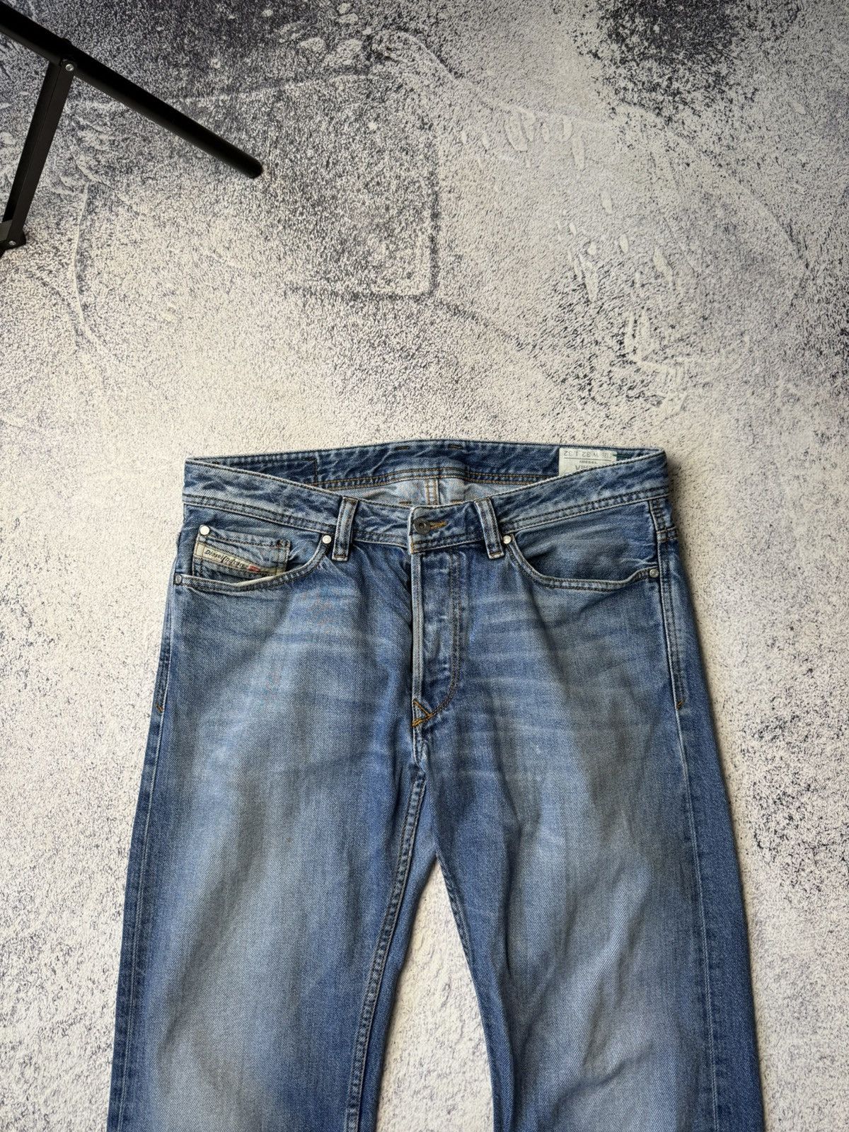 Diesel Men's Vintage Diesel Industry Distressed Faded Jeans Size 32 Size US 32 / EU 48 - 11 Thumbnail