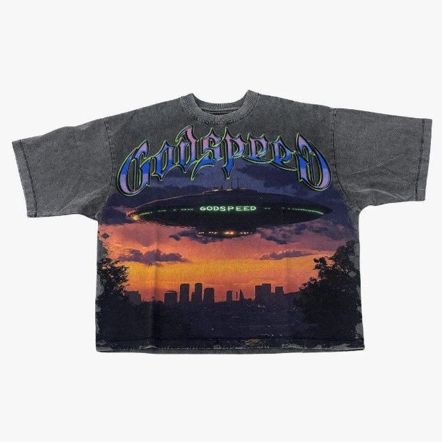 Godspeed Godspeed U.A.P Grey Tee Size US L / EU 52-54 / 3 - 1 Thumbnail