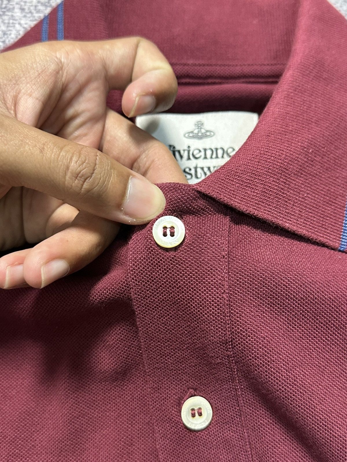 Vivienne Westwood Vivienne Westwood Long Sleeve Shirts Maroon Size US L / EU 52-54 / 3 - 6 Thumbnail
