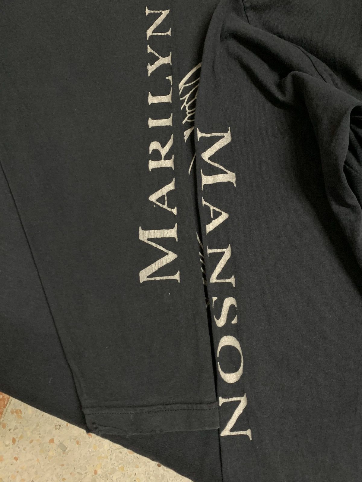 Marilyn Manson ⚡️ Vintage Marilyn Manson Long-sleeve Antichrist Superstar 90 Size US XL / EU 56 / 4 - 8 Thumbnail