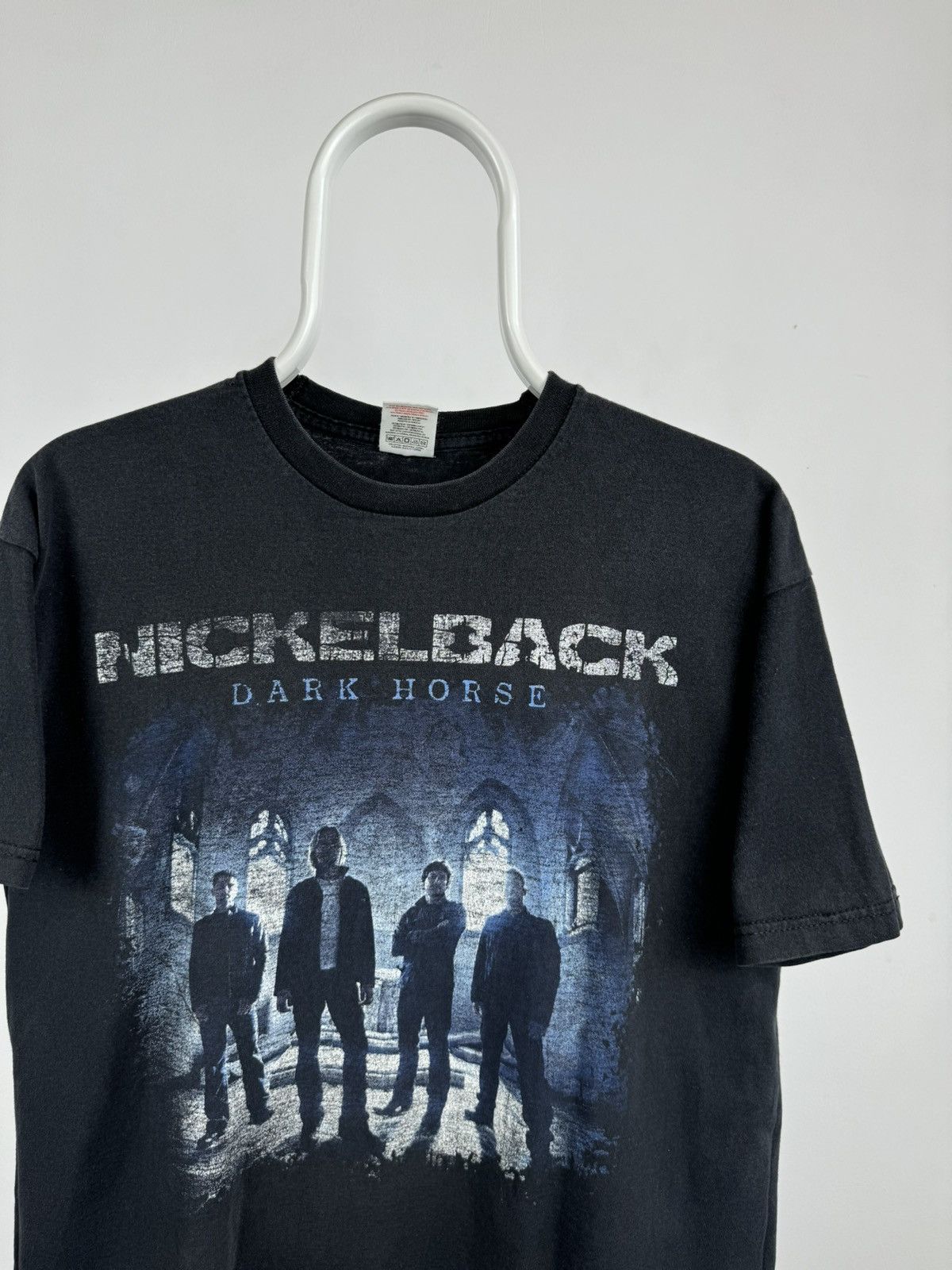 Band Tees × Vintage Vintage 2009 Nickelback Dark Horse Tour Big Logo Tee Size US M / EU 48-50 / 2 - 2 Thumbnail