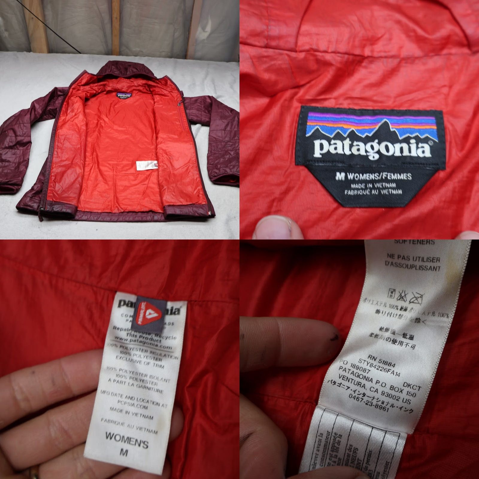 Patagonia Patagonia Jacket Womens Medium Red Nano Puff Insulated Light Pack Puffer Size M / US 6-8 / IT 42-44 - 8 Thumbnail