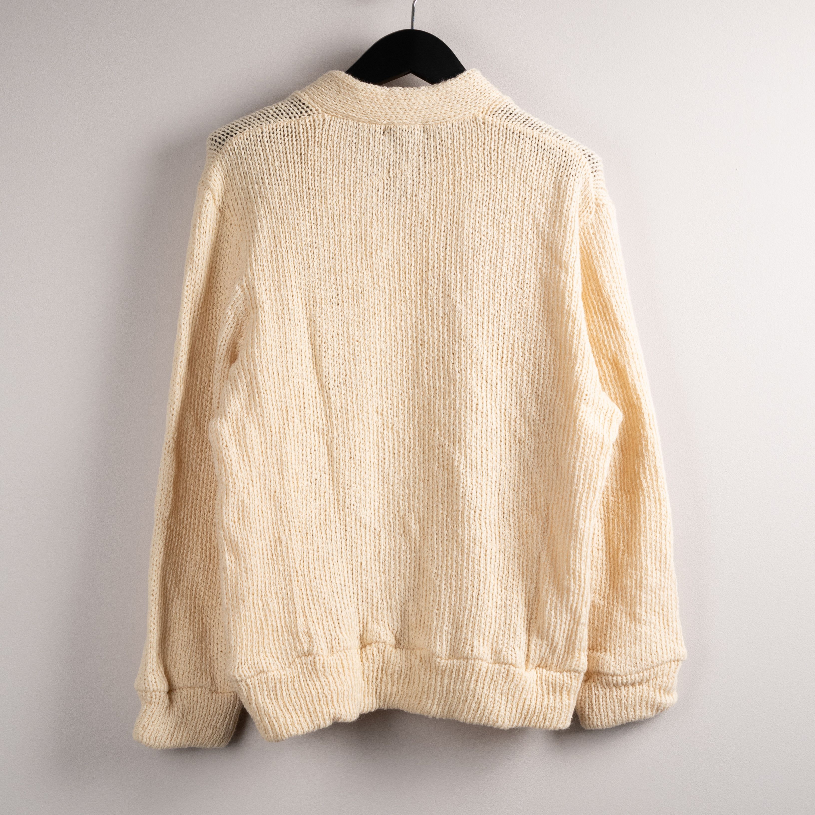 Comme des Garcons Homme Plus Comme Des Garcons Homme Plus 1998 Zip Up Cardigan Cream Size US S / EU 44-46 / 1 - 2 Thumbnail