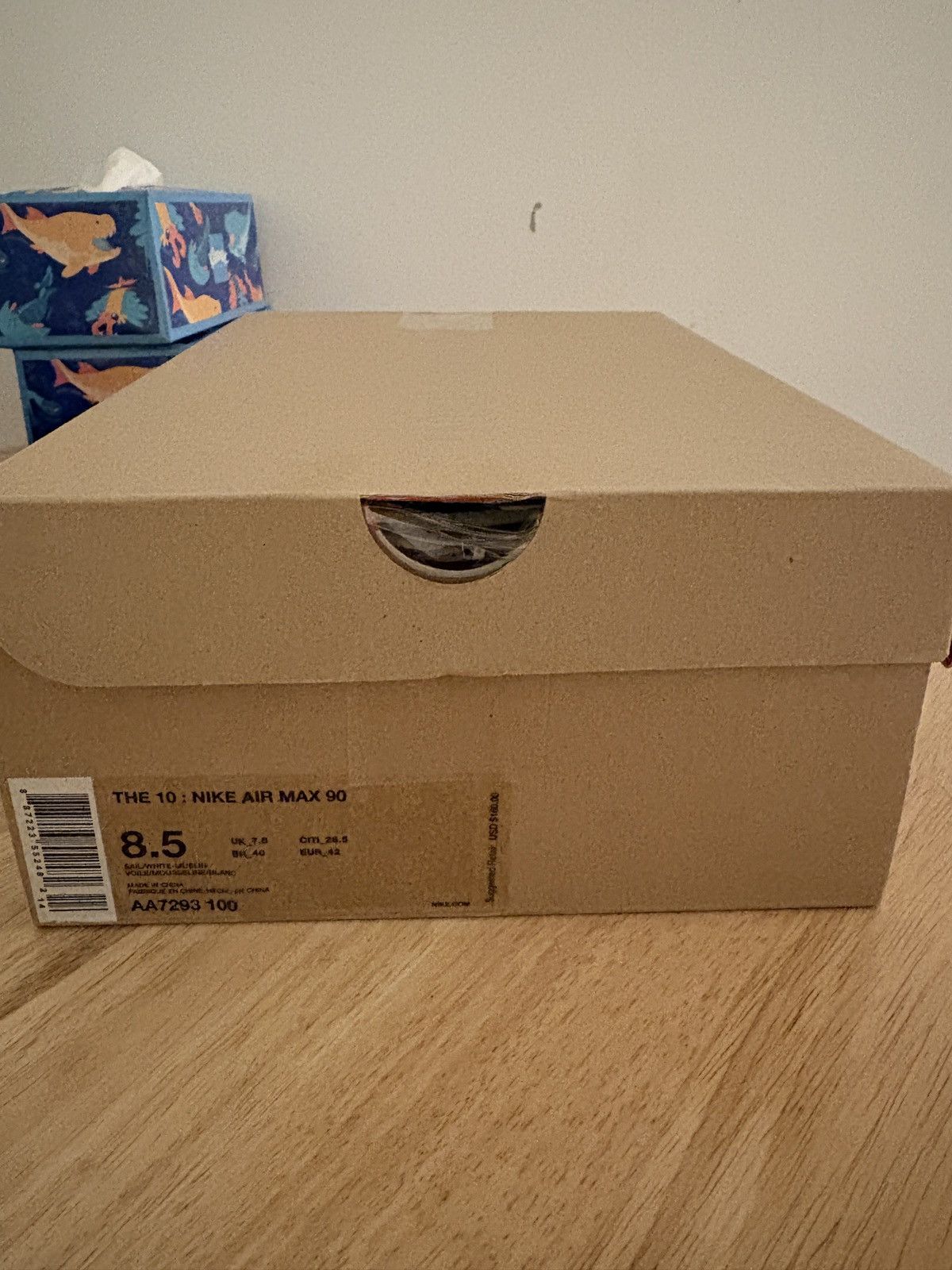 Nike × Off-White The 10 Nike Air Max 90 Sail Mens 8.5 NBIB Size US 8.5 / EU 41-42 - 8 Thumbnail