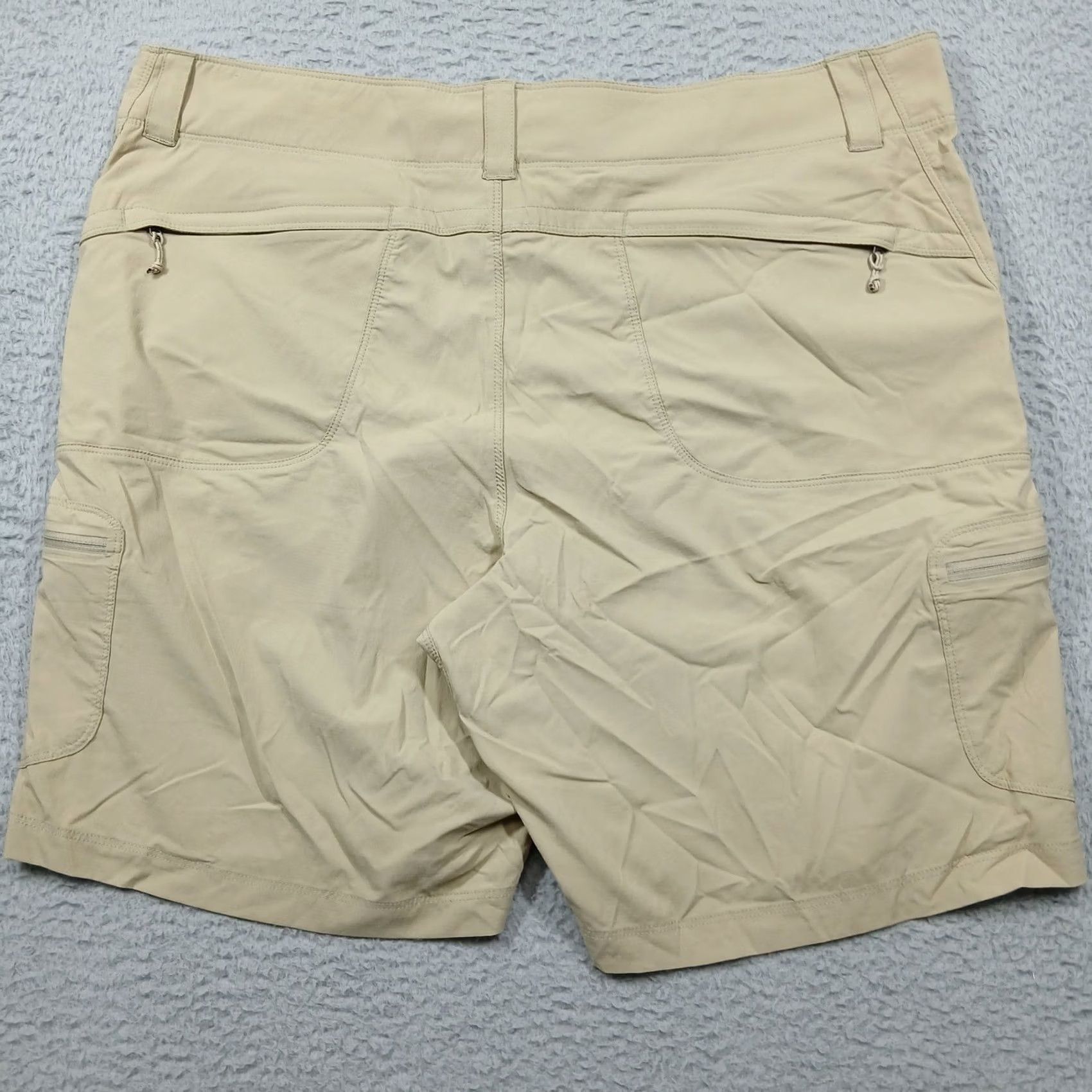 Vintage VINTAGE L.L.Bean Women's Shorts Size 20 Beige Nylon Spandex Hiking Outdoor Adventure Size 42" / US 20 - 2 Thumbnail